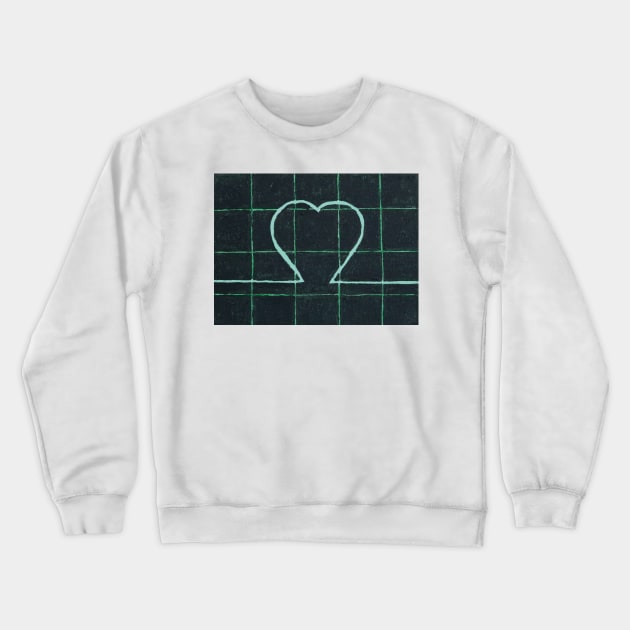 Heart Beat Crewneck Sweatshirt by Zenanigans